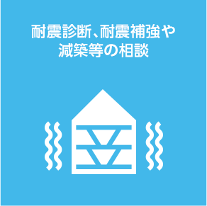耐震診断、耐震補強や減築等の相談